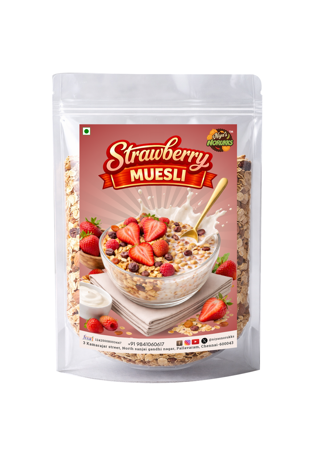 Strawberry Muesli